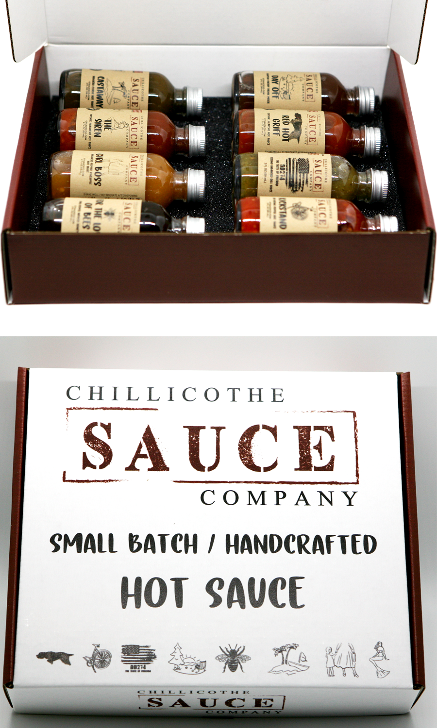 2oz Gift Box (8 Bottles)